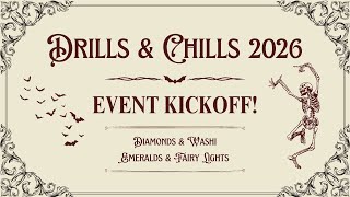 Drills and Chills 2026 - Event KICKOFF! Diamond Painting Fall & Halloween Celebration