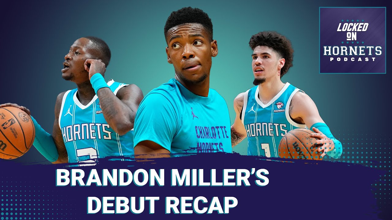 GAME RECAP: Brandon Miller's preseason debut reviewed, LaMelo Ball getting  his rhythm back 