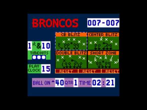 Madden NFL 2000 (Game Boy Color)- Gameplay