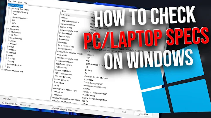 How To Check PC/LAPTOP Specs On Windows 11 (2024)
