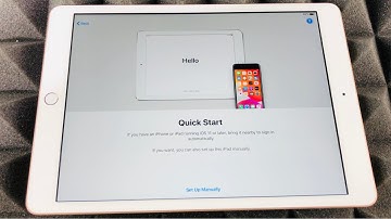 How to SetUp New iPad using Quick Start with iPhone or iPad to sign in automatically
