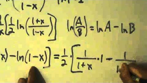 Calculus I - Derivative of Inverse Hyperbolic Tangent Function arctanh(x) - Proof