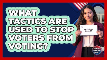 What Tactics Are Used To Stop Voters From Voting?