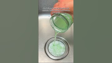 It cleans the drain better than a machine. The stench disappears!