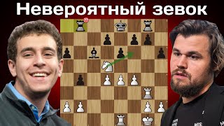 картинка: МАГНУС зевает простую ВИЛКУ! Дэниэл Народицкий - Магнус Карлсен | Titled Tuesday Grand Prix 2025