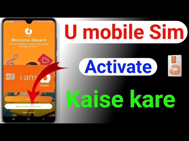 how to activate u mobile prepaid sim card | umobile sim register kaise kare class=