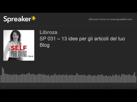 Video: Generiamo Idee Per Scrivere Articoli