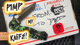 ZERO DOLLAR GRAIL BUILD! 😱 Customizing the BladeHQ Excl Spyderco PM2 Tanto with RGT, LynchNW & AWT!