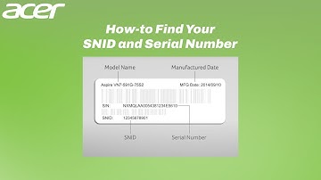 How to Find Your SNID and Serial Number