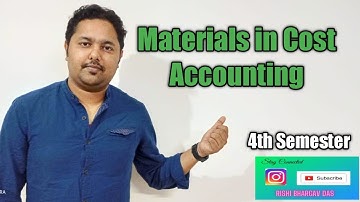 Materials in Cost Accounting #cbcs#bcom#rishibhargavdas#Assam