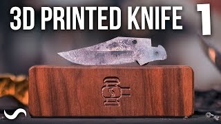 MAKING A DAMASCUS 3D PRINTED KNIFE!!! Part 1