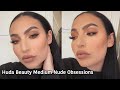 Huda Beauty Medium Nude Obsessions Tutorial | Sheridan Leatherberry