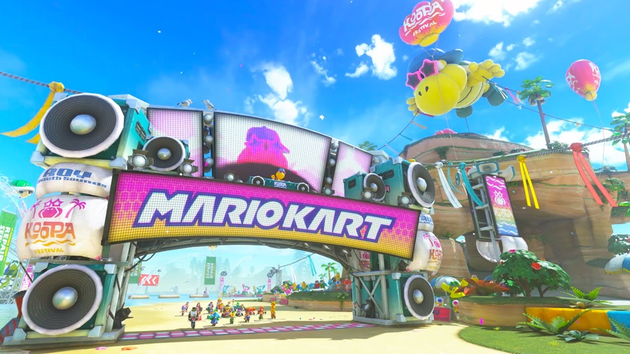 Mario Kart World - Koopa Troopa Beach (Full Race Gameplay)