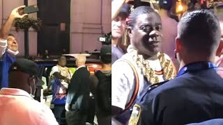 TRACY MORGAN SHOWS UP TO THE KNICKS SEASON OPENER IN A ROLLS ROYCE