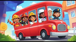 🚍✨ “The Wheels on the Bus: Community Helper Journey!” 🧑‍🚒👩‍⚕️👮‍♂️👩‍🏫