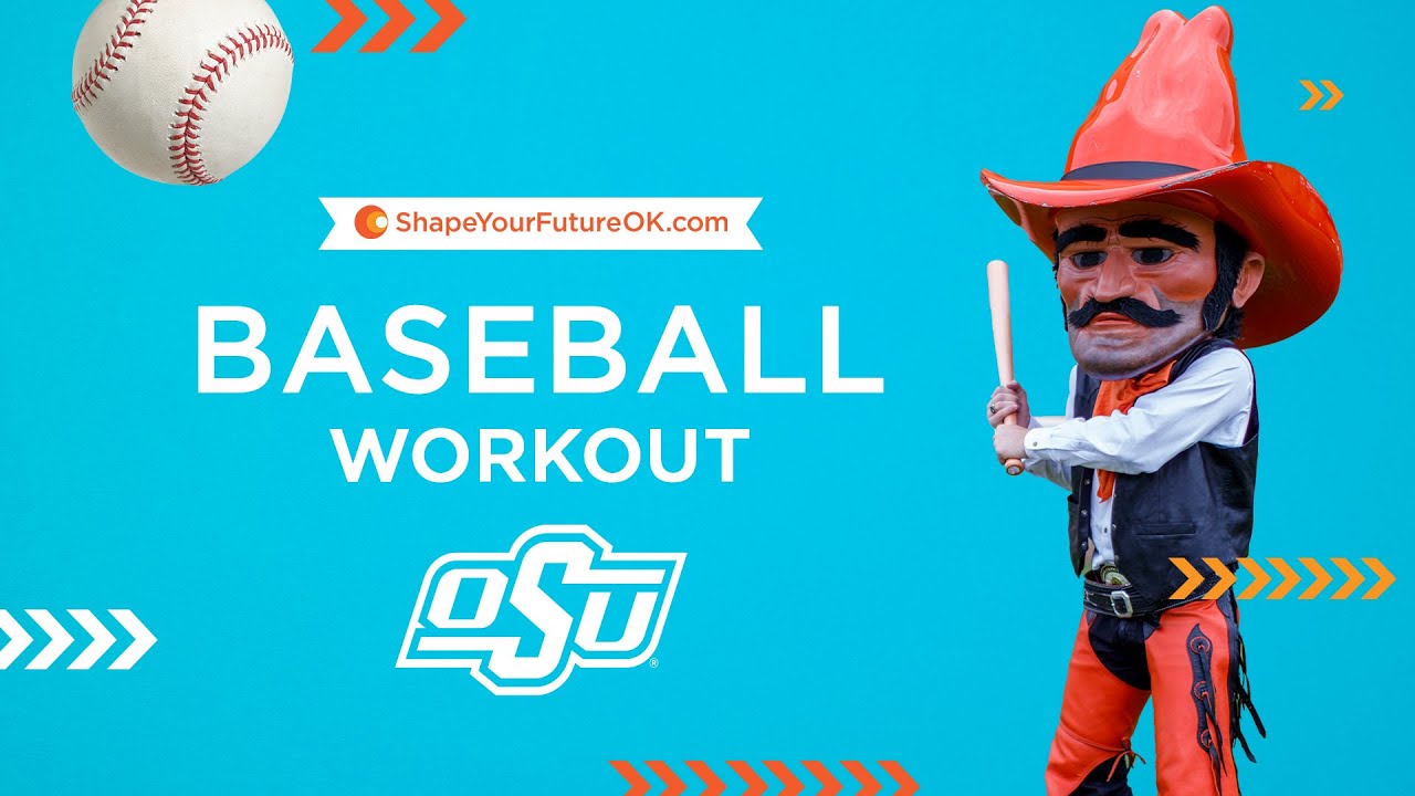 Join Pistol Pete in working out like an OSU baseball player! Planks, push-ups, throwing and catching drills are just what you need to get you moving today! For more simple and quick exercises for kids, check out https://shapeyourfutureok.com/get-moving-with-mascots/