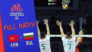 China 🆚 Bulgaria - Full Match | Men’s Volleyball Nations League 2019