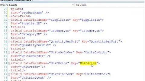 Customizing WebDataGrid Cell Templates