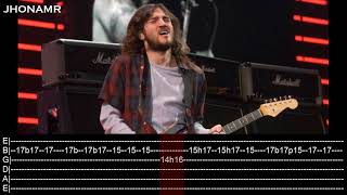 RHCP - Can't Stop solo Live - Fonda Theatre, Los Angeles (2022) John Frusciante - TABS