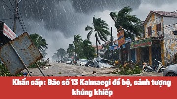 Bão Kalmaegi 2025  I Bão số 13 Kalmaegi oanh tạc miền Trung, ám ảnh con số thiệt hại
