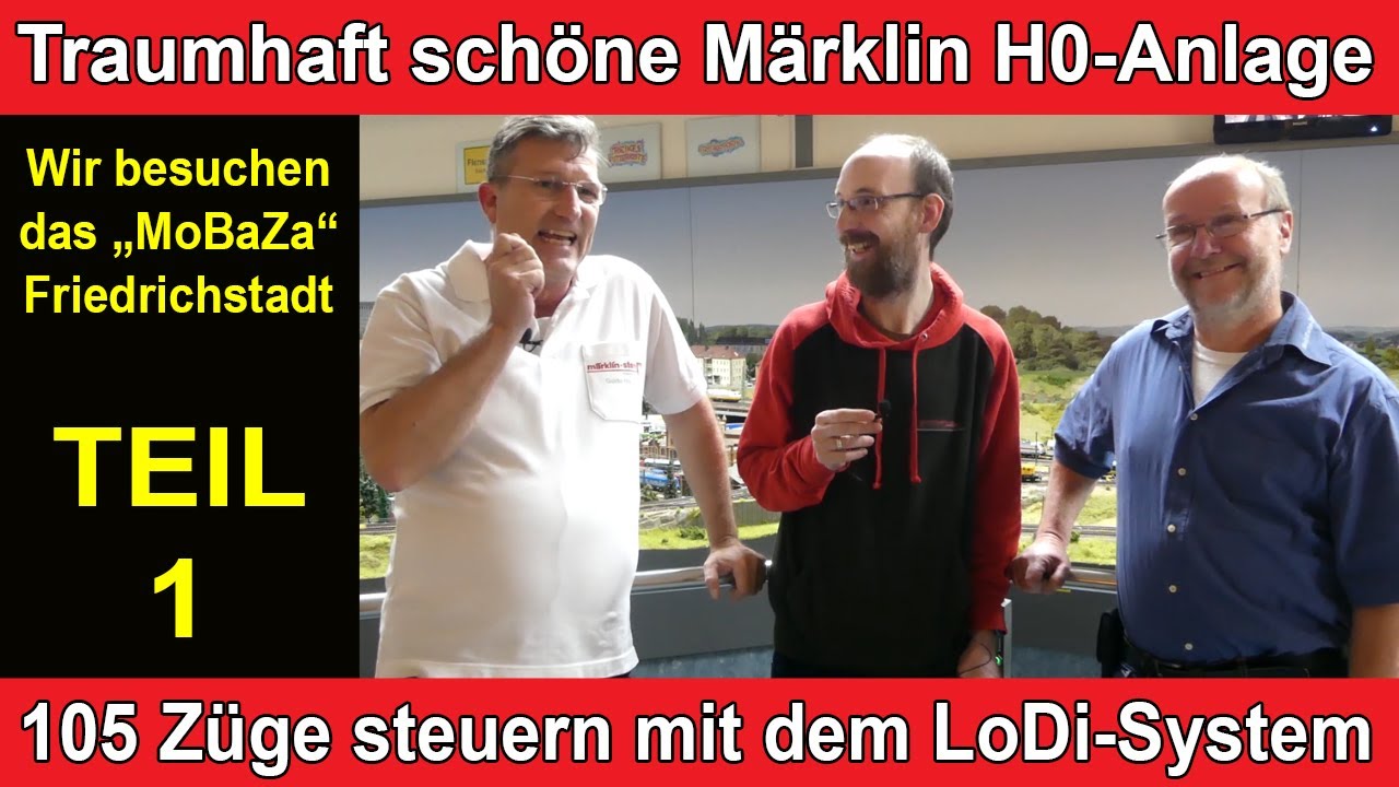 105 Züge auf der Märklin H0-Anlage 