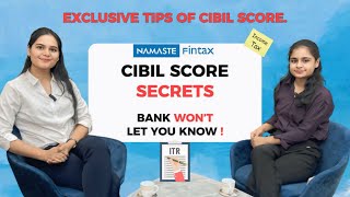 CIBIL Score Explained | Improve Your Credit Score Fast #namastefintax #financetips #cibilscore