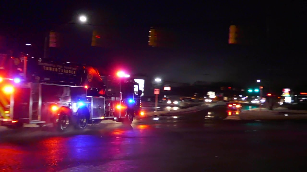 Holtsville FD Tower Ladder 7 Responding YouTube