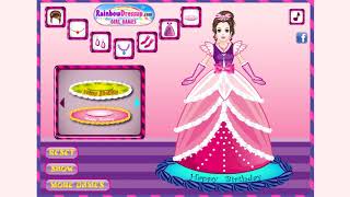 How to play Princess Cake game | Free online games | MantiGames.com screenshot 3