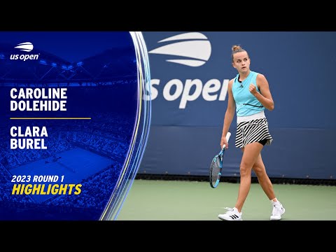 Caroline Dolehide vs. Clara Burel Highlights | 2023 US Open Round 1