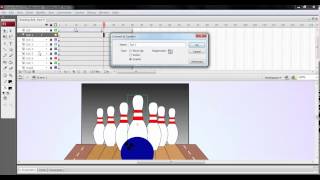 Bowling Ball Animation in Adobe Flash CS3-Part 2
