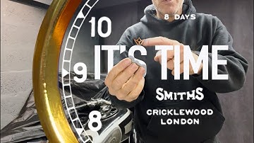 Smiths motorcycle clock mechanical and dial restoration!