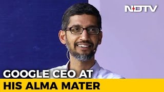 Google's CEO On Ragging, Canteen Food And Hostel Life