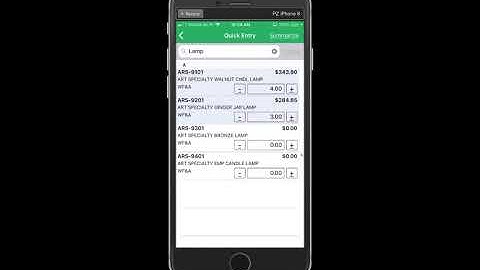 Quick Entry - Mobile Sales for Sage 100 by xkzero