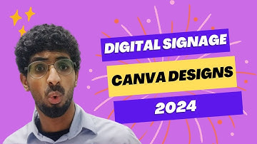 Making menus with canva for digital signage 2024