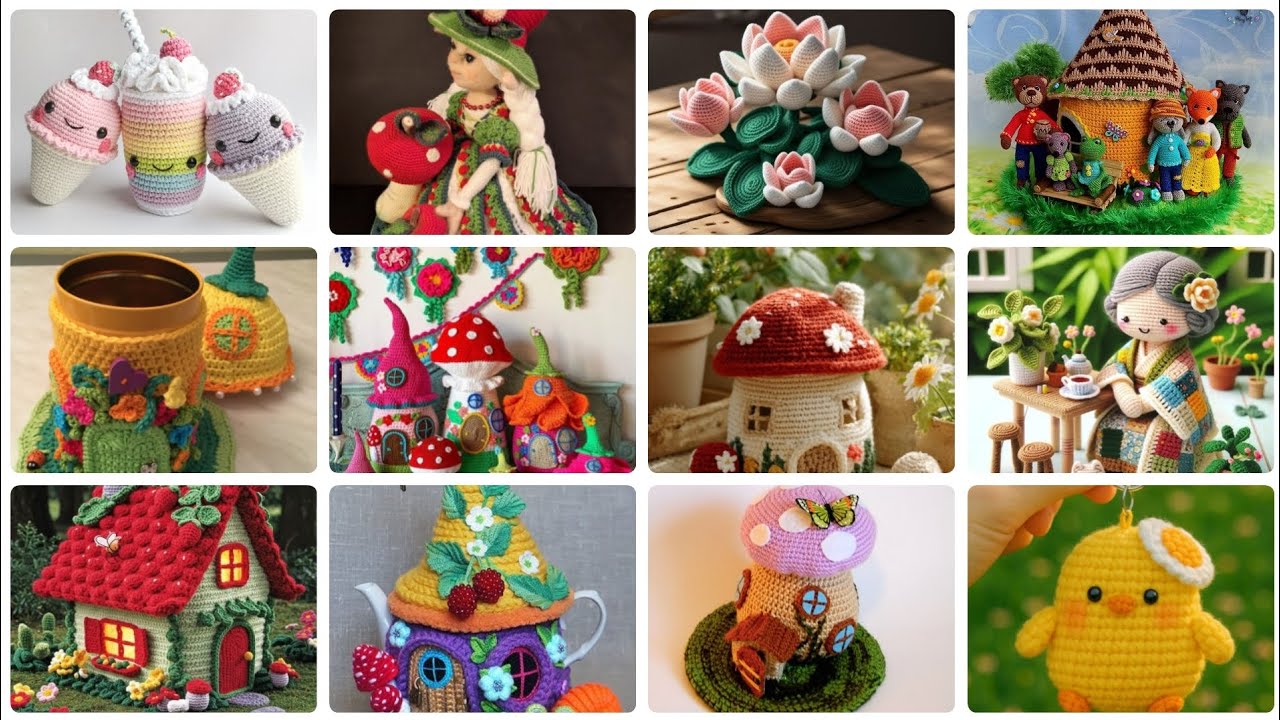 Elegant and beautiful hand crochet pattern ideas for home decor 