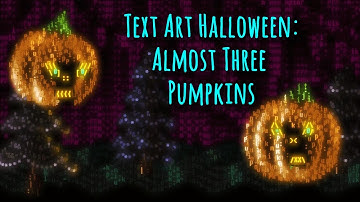 A tiny text-art Halloween sketch I made inside my game engine