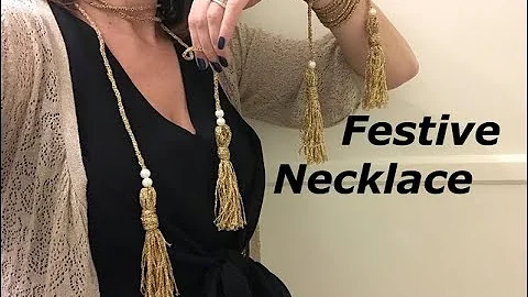 Ophelia Talks CROCHET Festive Necklace