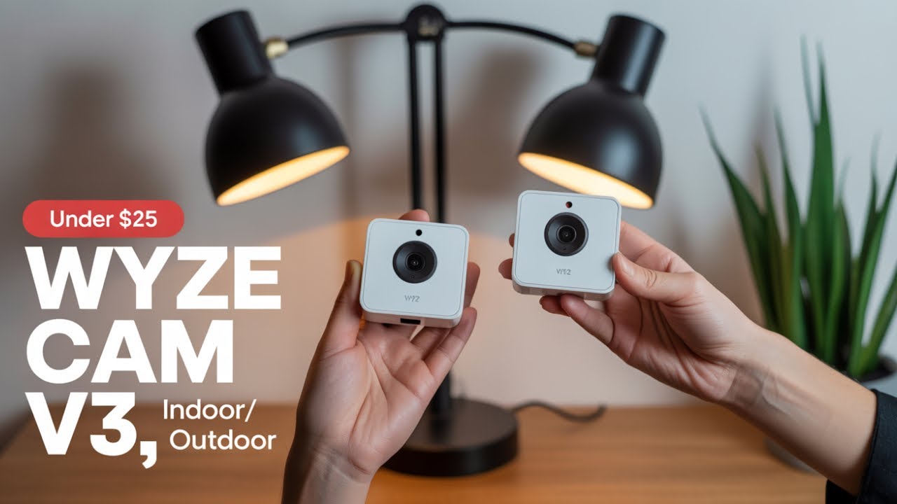 Wyze Cam v3 IndoorOutdoor Smart Camera - YouTube