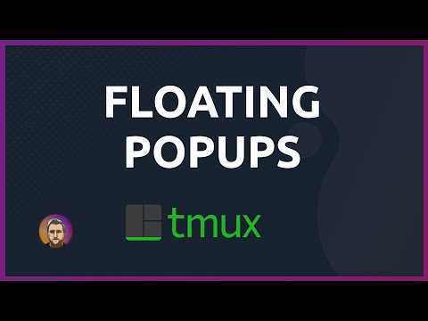 floating popups in tmux