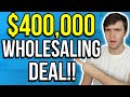 How Tyler is Making $400,000 from a Referral! | Wholesaling Real Estate