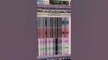 When the editing gets real #protools #editing #audio #audioedit #audioengineering #indiemusic