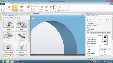 High quality illustrations on tessellated geometry