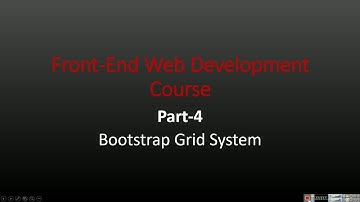 Part 4 Bootstrap Grid System ( Front - End web development Course)