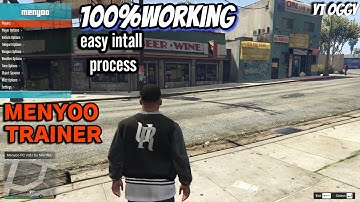 GTA 5 MENYOO TRAINER 100% EASY INSTALLATION | Mod | @Techbaniyaji | #gta5