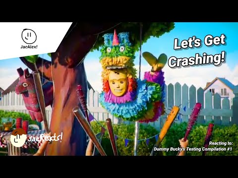 Let's Get Crashing! | Dummy Bucky's Testing Compilation #1 reaction