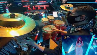 Ivanova - Rolling in the Deep (Salsa) LA VOZ #DrumCam