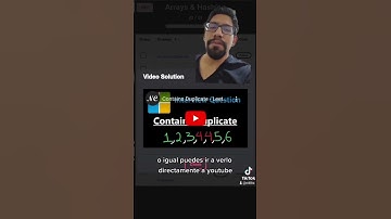 Videos de solución de algoritmos y estructuras de datos #Programación #Algoritmos