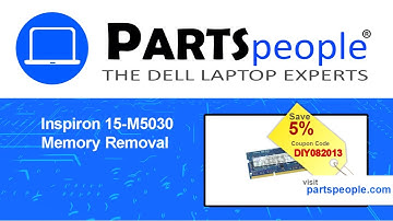 Dell Inspiron 15 M5030 (P07F002) Memory How-To Video Tutorial