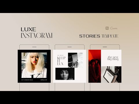 LUXE Instagram Template CANVA & PS, a Social Media Template by Signture Muse Design (Thumbnail 6 of 7)