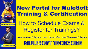 How to Schedule MuleSoft Cert Exams in new Portal ?Tour to New #MuleSoft Training Portal|#salesforce